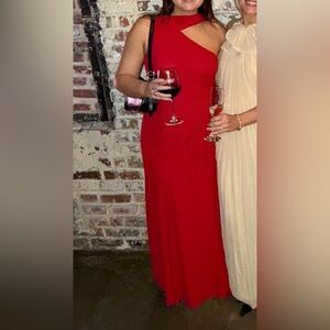 Reformation Rosalynn Dress in Red